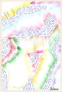 Calligraphie originale de Cendrine