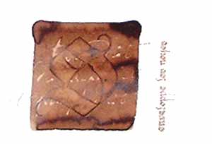 calligraphie  l'eau