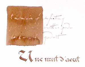 calligraphie  l'eau