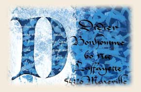 calligraphie pochoir exemple 1
