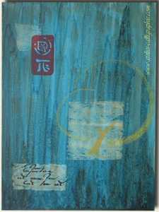acrylique et broude noix, craies grasse et drawing-gum